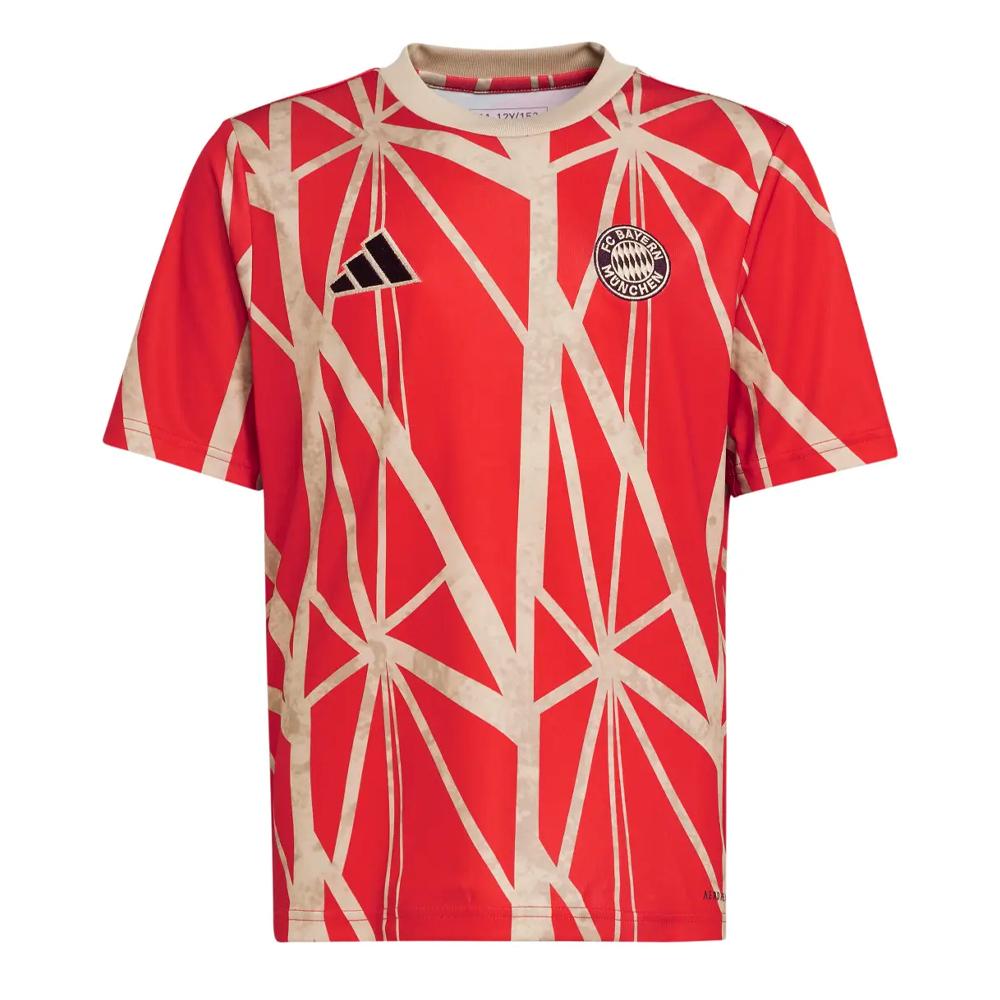 Bayern Munich Maillot Prématch Rouge Junior Adidas 24/25 affordable