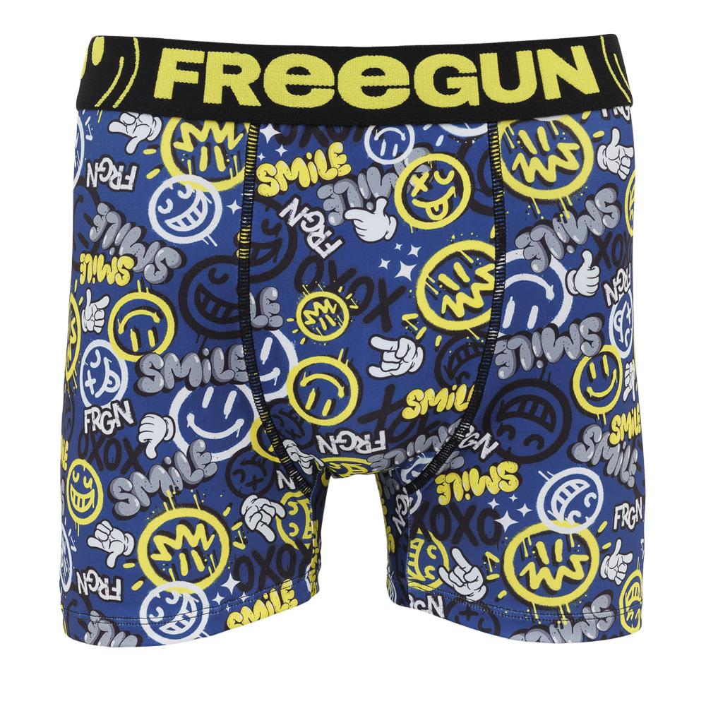 Boxer azul/amarillo para niño Freegun Smile barato