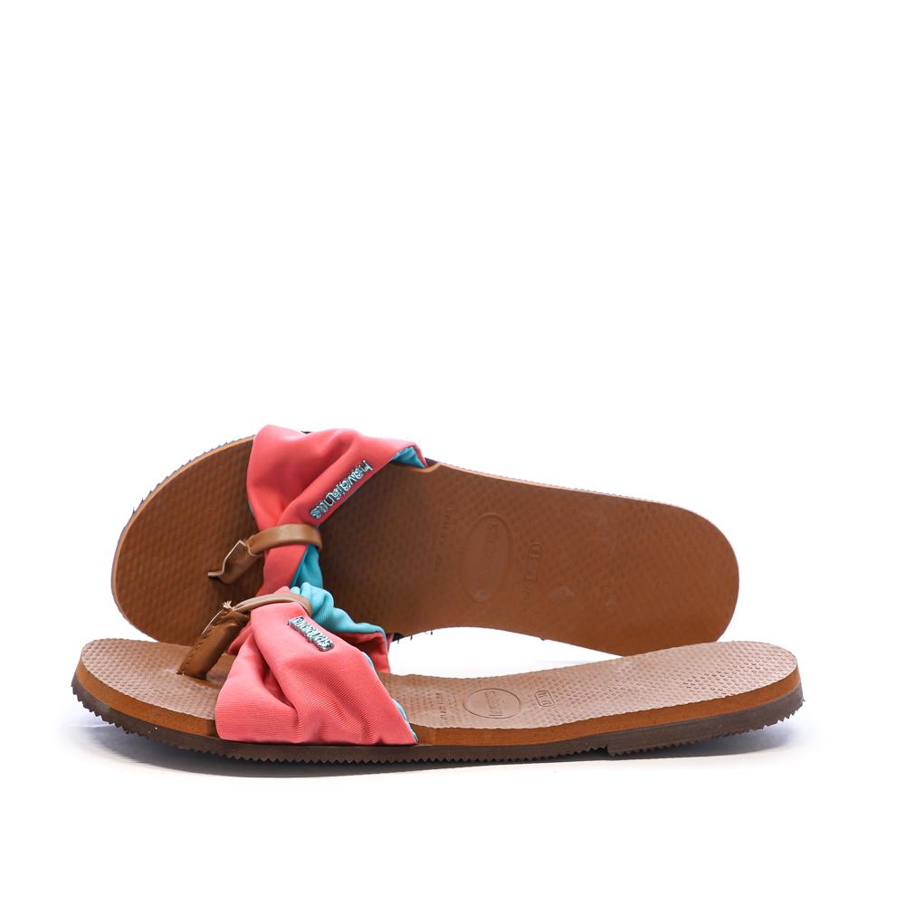 Chanclas rosas/marrones para mujer Havaianas Saint Tropez barato