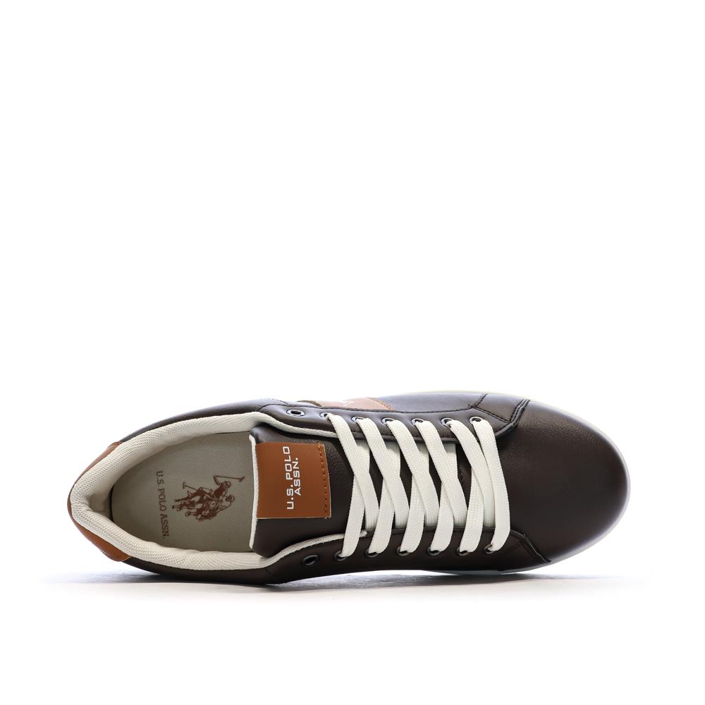 Baskets Marrons/Camel Homme US Polo ASSN vue 4