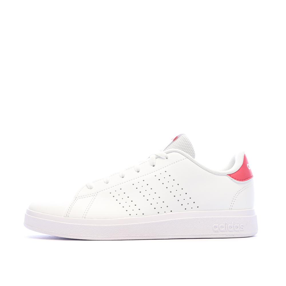 Zapatillas blancas/rosa para niña Adidas Advantage barato