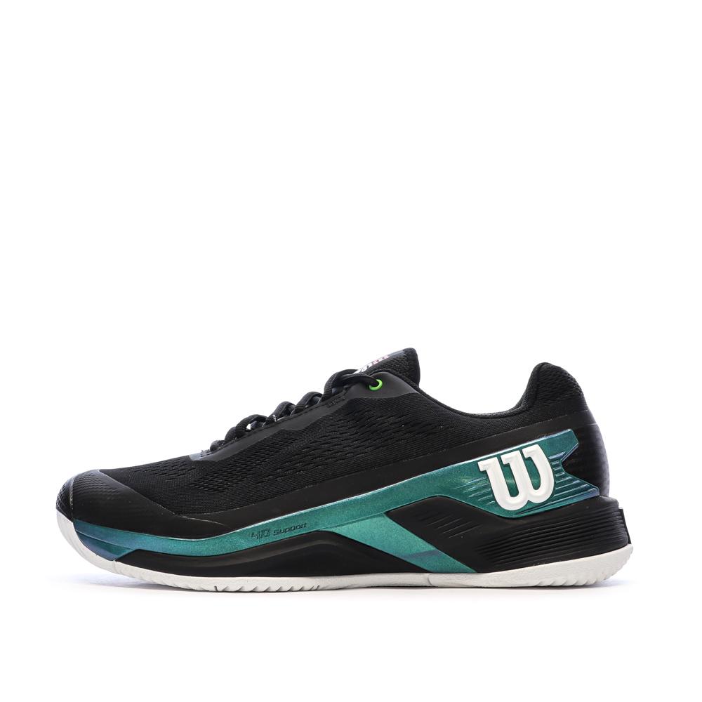 Schwarze/türkisfarbene Herren-Sneaker Wilson Rush günstig