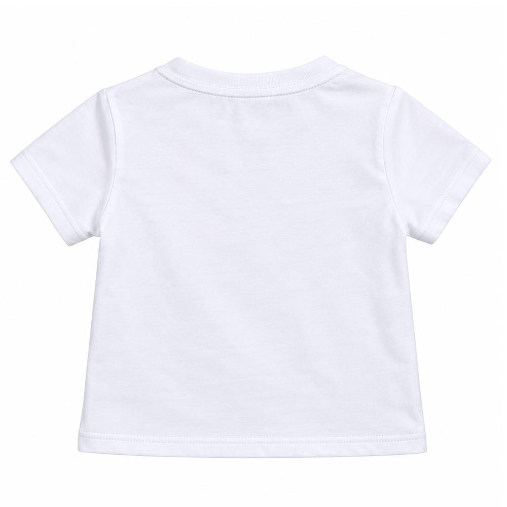 Weißes T-Shirt für Jungen „P'tit Mome Jard“ Ansicht 2