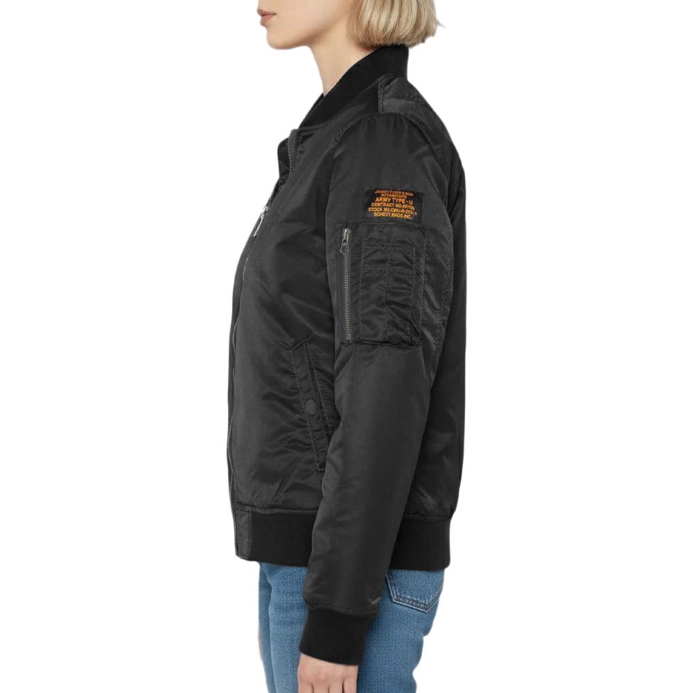 Schott Women's Black Bomber JET17W Photo of the Espace des Marques %store% store - view of %key%