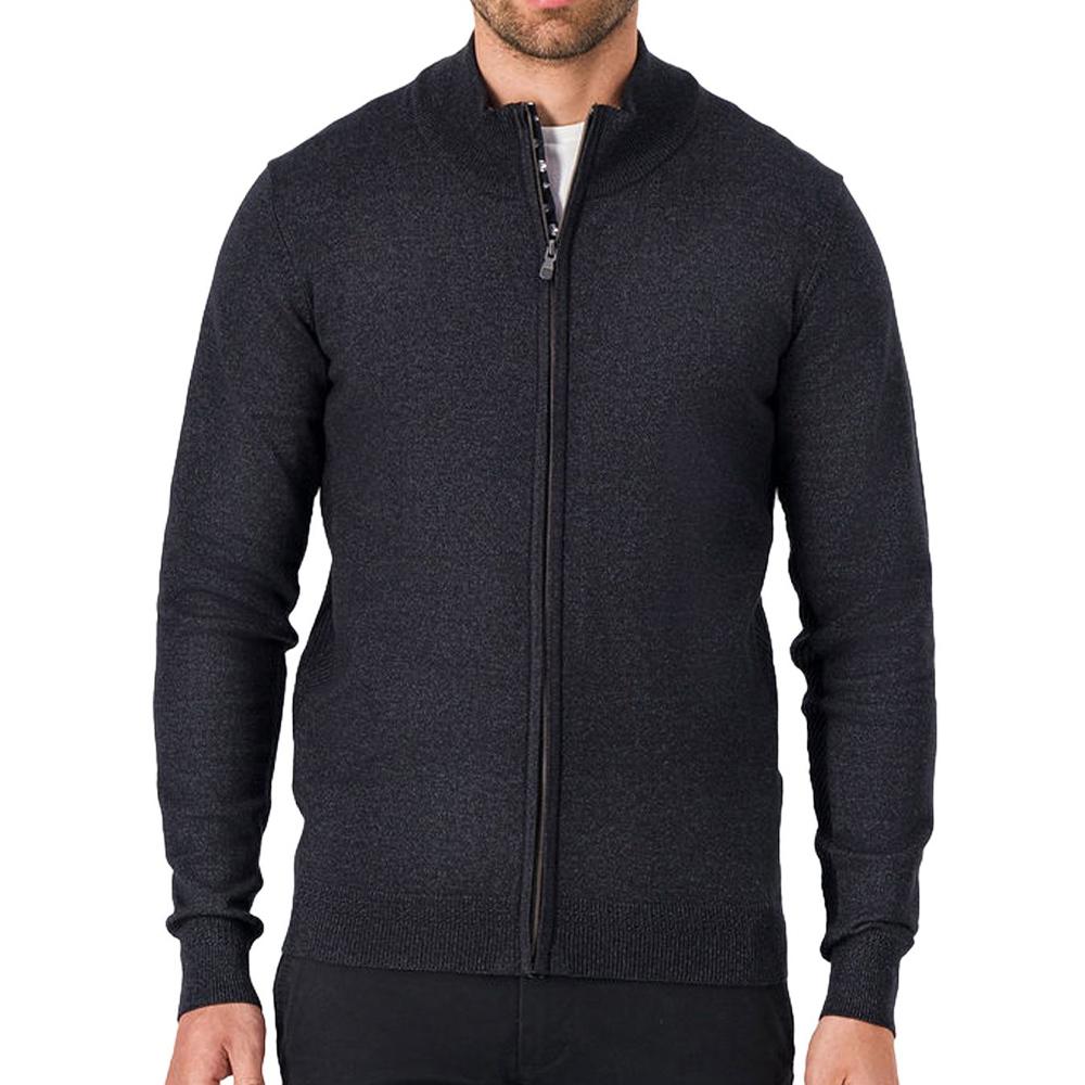 Men’s Navy Zip-Up Sweatshirt by Teddy Smith Martyn affordable