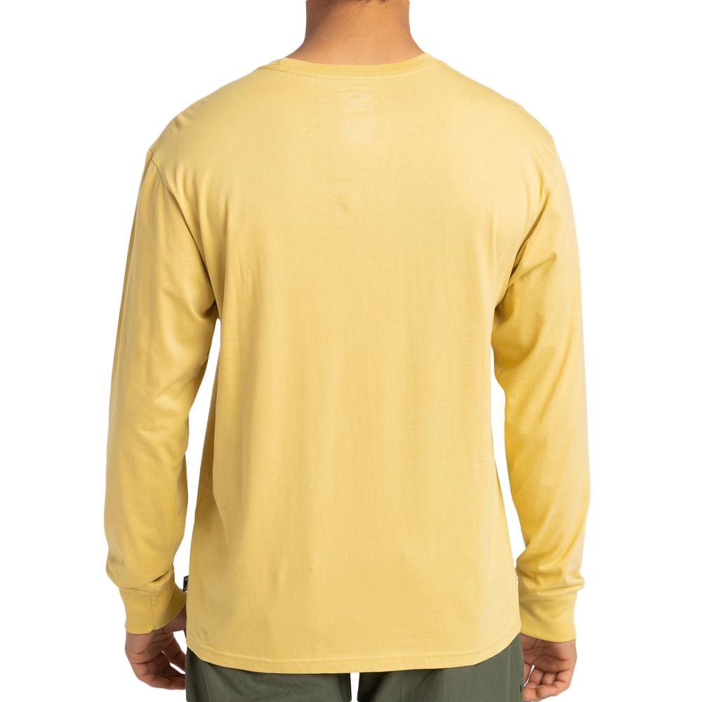 Gelbes Langarm-T-Shirt für Herren von Billabong Stamp Ansicht 2
