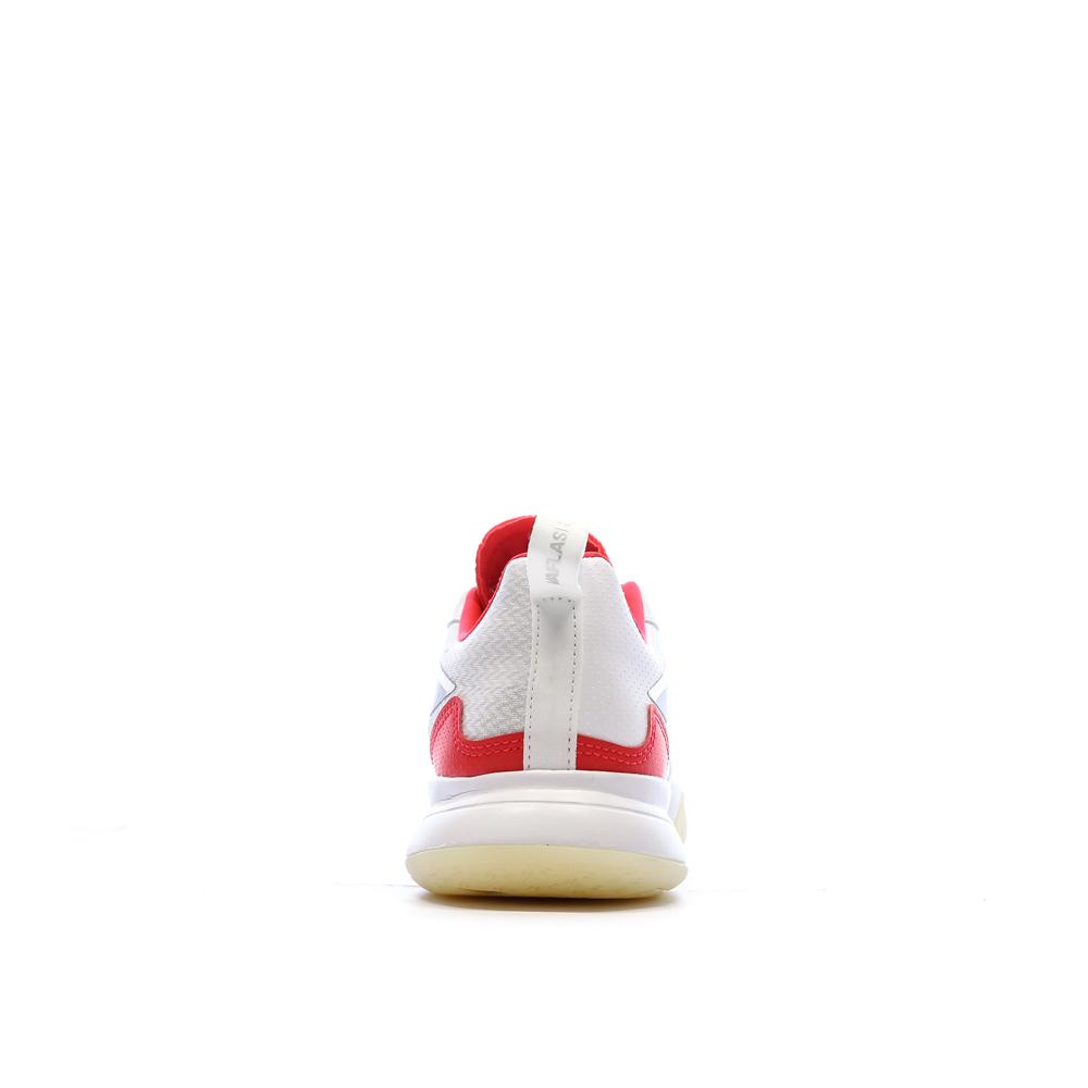 Adidas Avaflash Damen Tennisschuh Weiß/Rot Ansicht 3