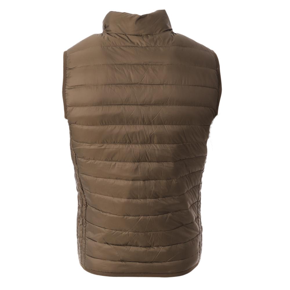 Chaqueta de pluma sin mangas Schott Hombre Marrón Claro OAKLANDVRS ver 2