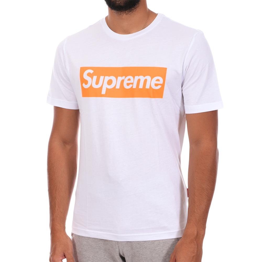 Camiseta de mujer Supreme Grip Lidia Blanco/Naranja barato