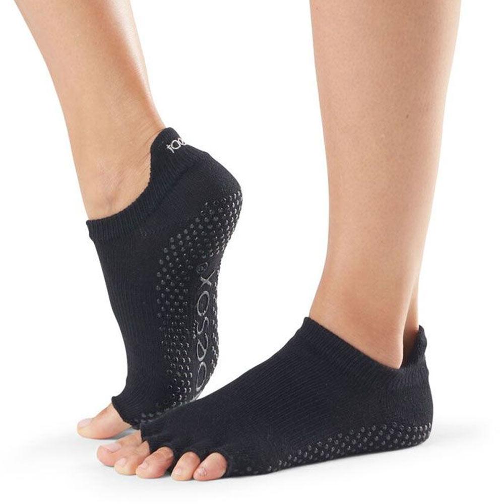 Women’s Black Toesox Low-rise Non-slip Mittens Socks affordable