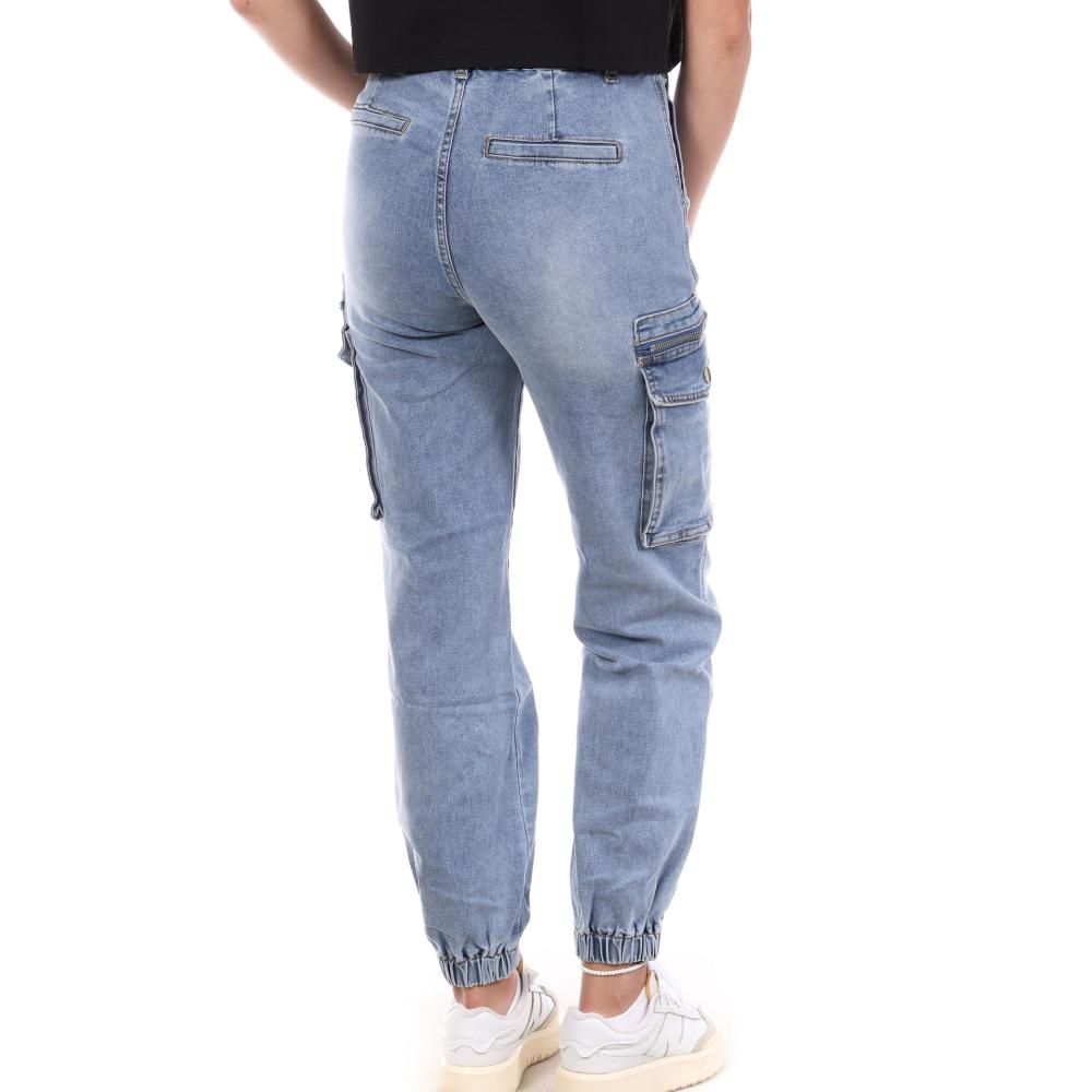 Monday Premium Pantalones Cargo Azul Mujer 3178 ver 2