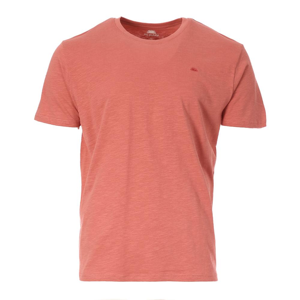Camiseta roja de hombre No Publik Flamme barato