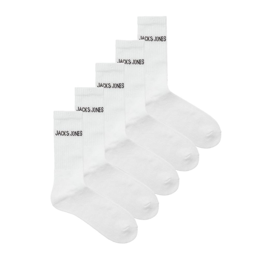 Jack &amp; Jones Jacregen 5 Paar weiße Socken günstig