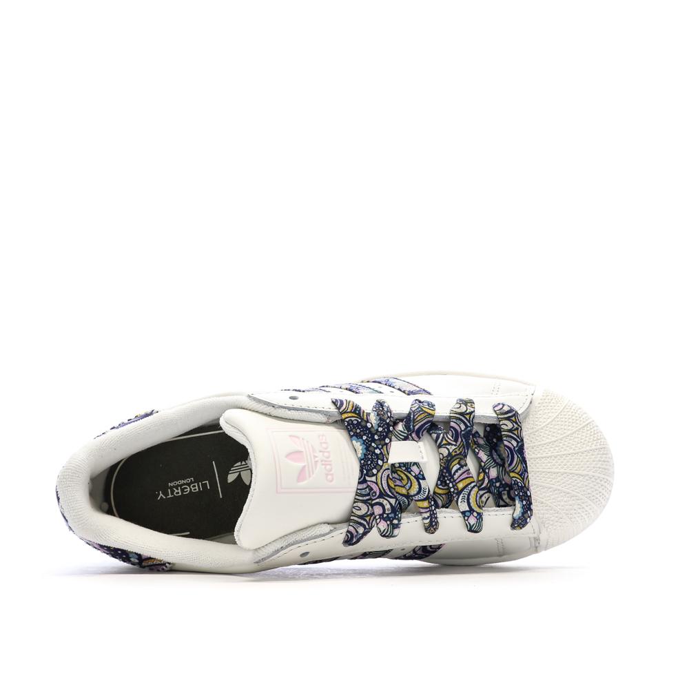 Off-White/Multicoloured Girls’/Women’s Adidas Superstar Trainers Photo of the Espace des Marques %store% store - view of %key%