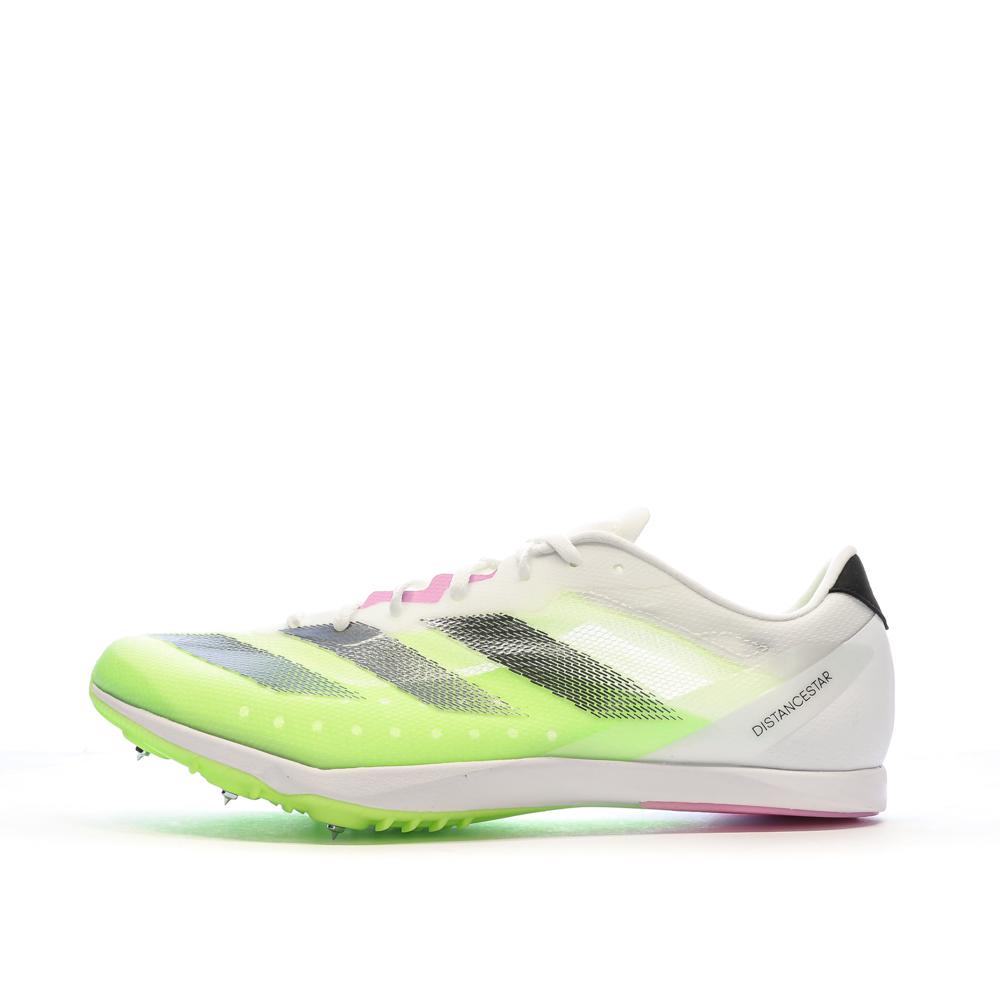 Zapatillas Atletismo Adidas Distancestar M Blanco, Hombre barato