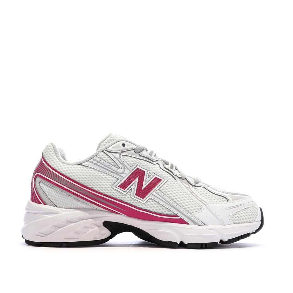 Weiße/Fuchsiafarbene Damen-Sneaker New Balance 740 Ansicht 2