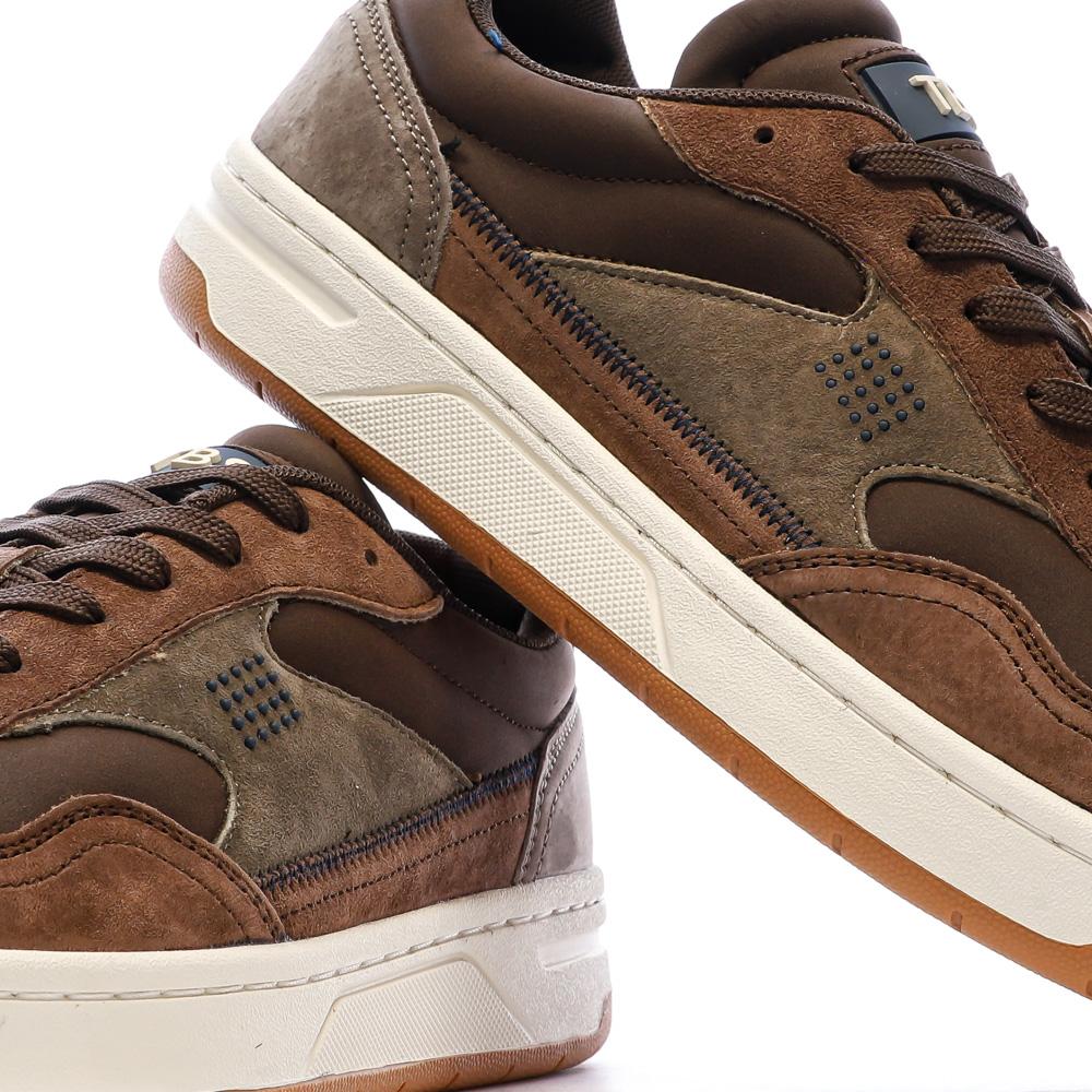 Baskets Marron/Camel Homme TBS Almerio vue 7