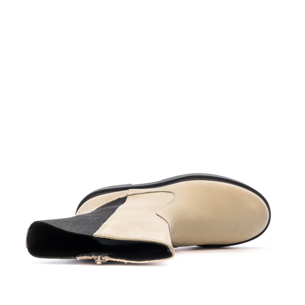 Geox Spherica Women's Beige/Black Boots Photo of the Espace des Marques %store% store - view of %key%