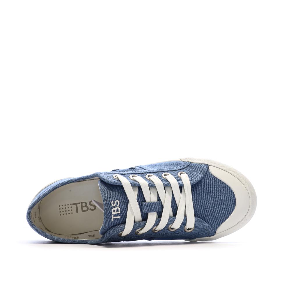 Blaue Damen-Stoffschuhe TBS OPIACE Ansicht 4