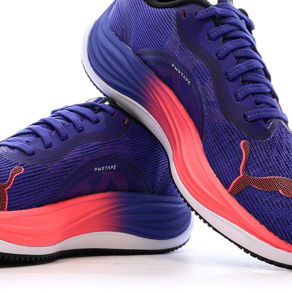 Chaussures de Running Bleu Femme Puma Velocity Nitro 3 vue 7
