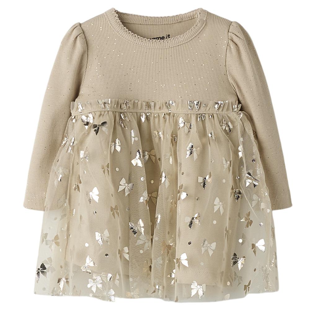 Girl's beige dress Name it Frosally affordable