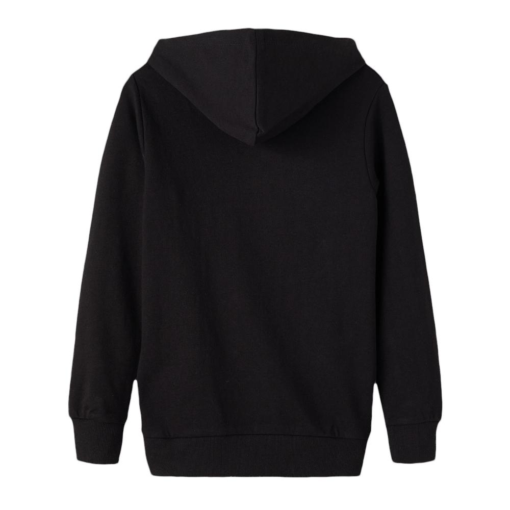 Schwarzes Kapuzensweatshirt für Jungen Name It Hood Ansicht 2