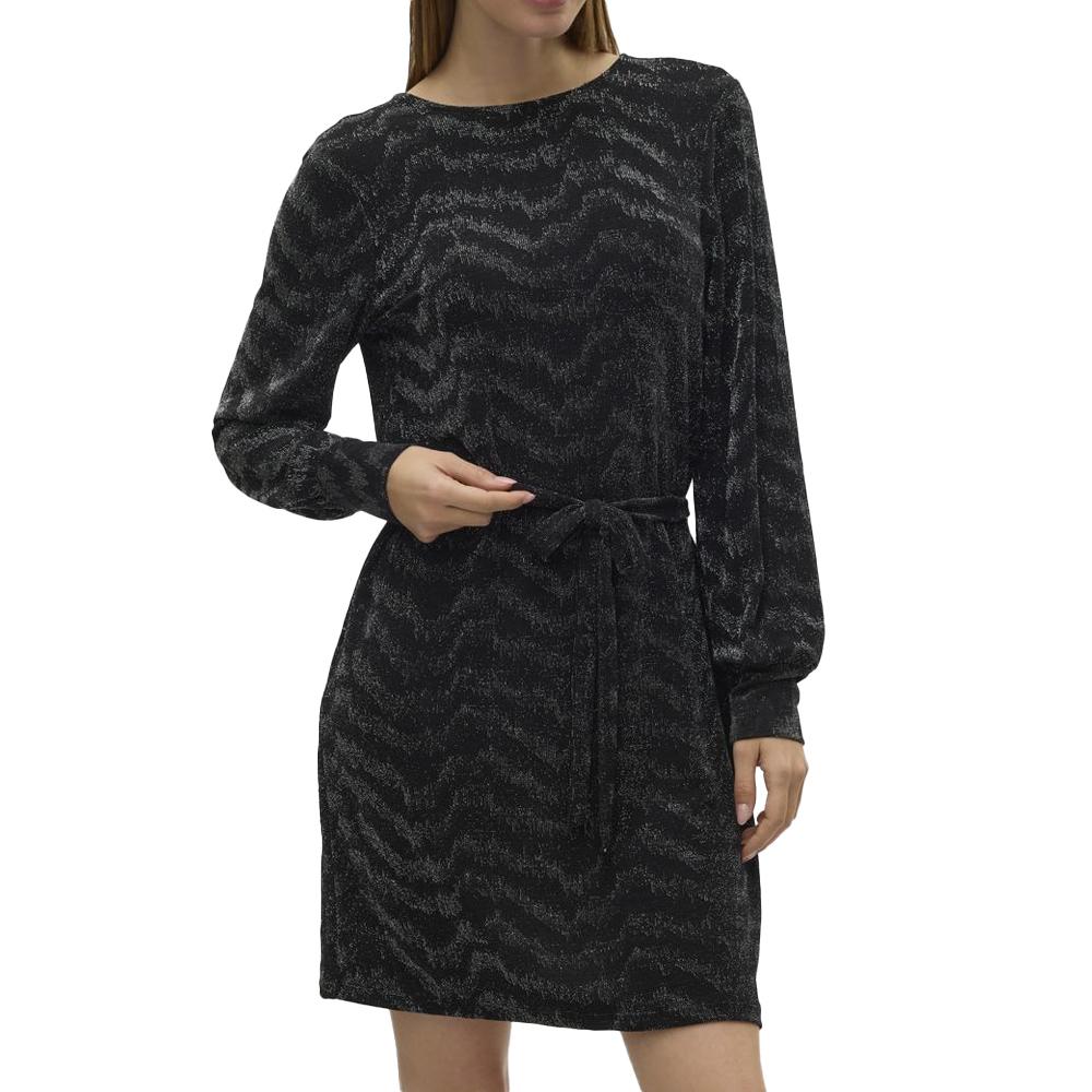 Vero Moda Vestido Lucy Mujer Negro/Plata barato