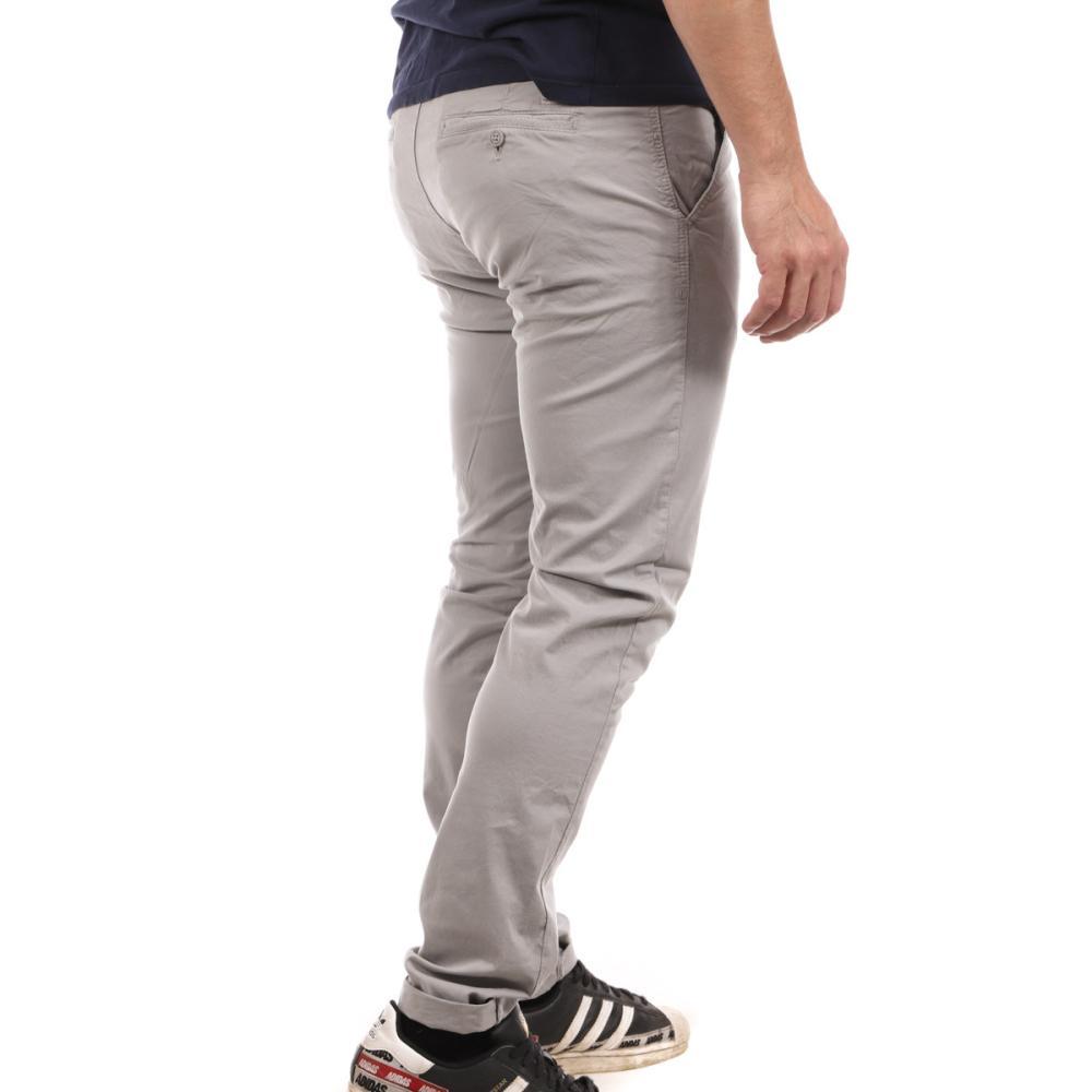 Pantalon Chino Gris Clair Homme Paname Brothers Costa vue 2