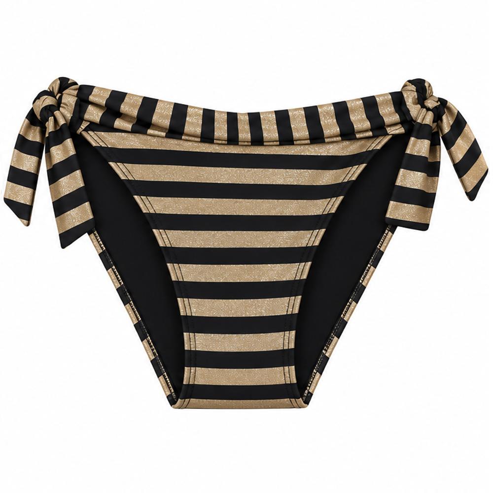 Braguita de bañador dorada/negra para mujer Grain de Sable Vogue barato