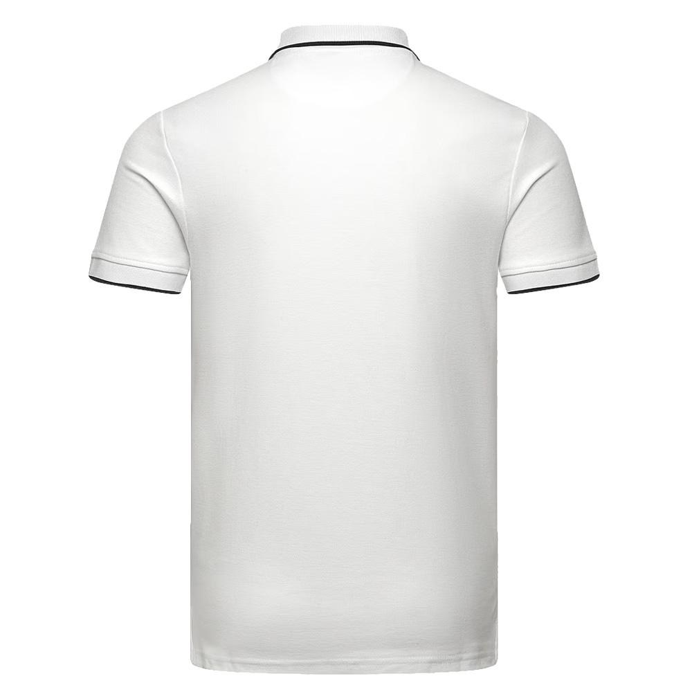 Weißes Herren-Polohemd OMPOMC_C910 Ansicht 2