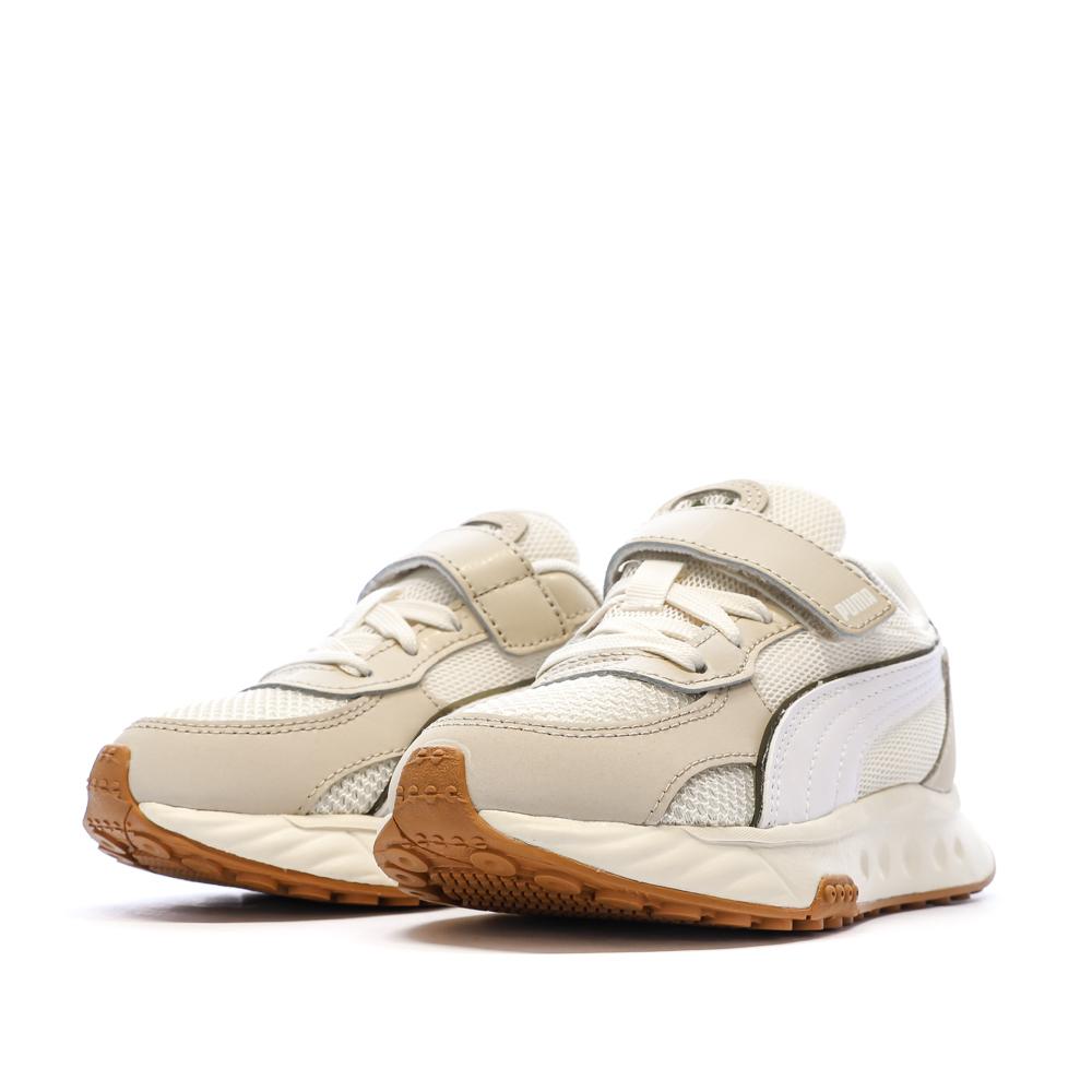 Beige/weiße Puma Wild Sneaker für Jungen Ansicht 6