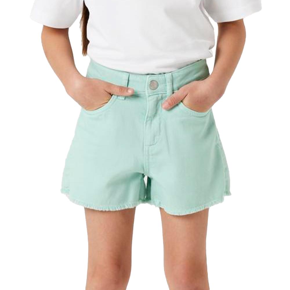 Girls' Mint Green Denim Shorts Name it Twi affordable