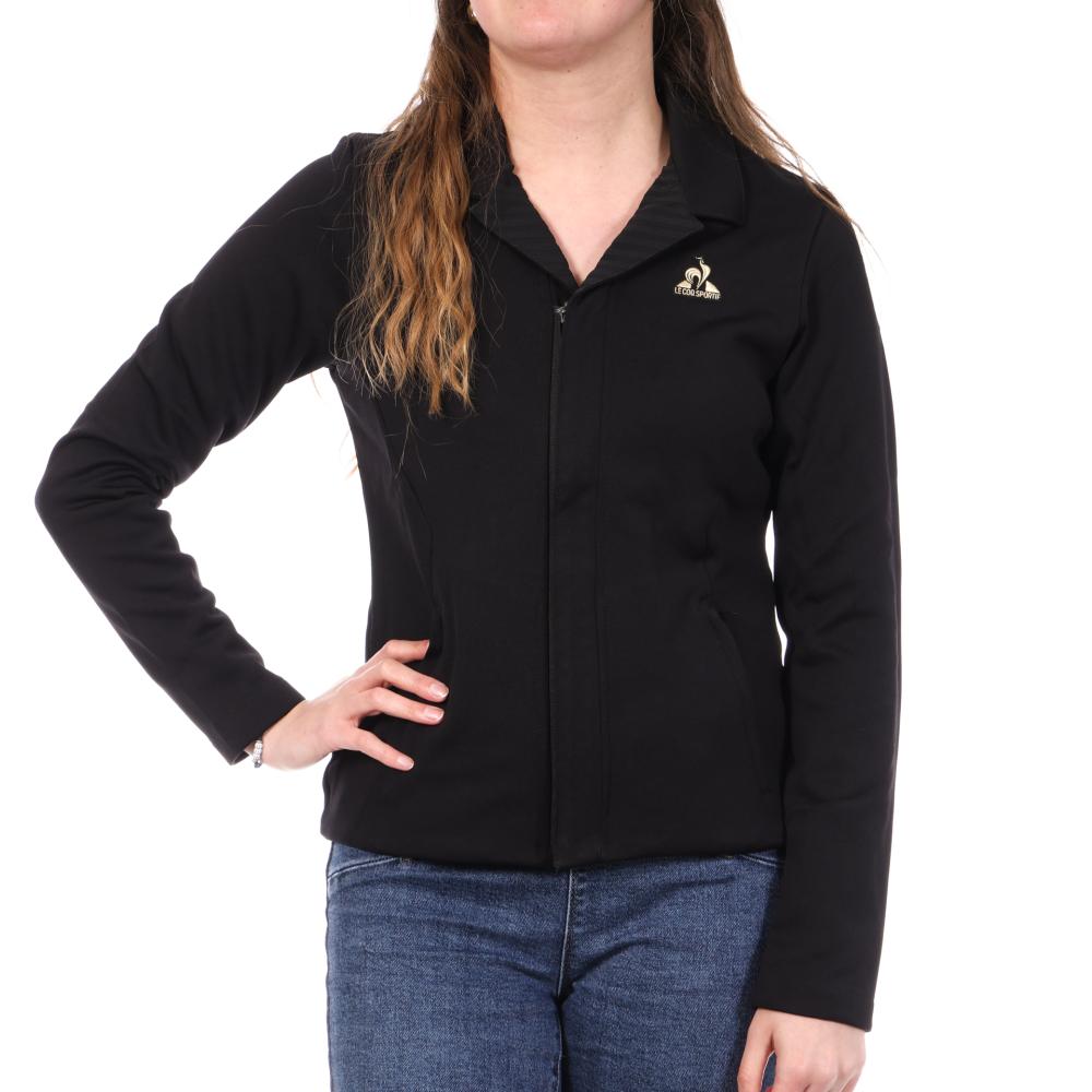 Schwarze Jacke Frau Le Coq Sportif Black günstig