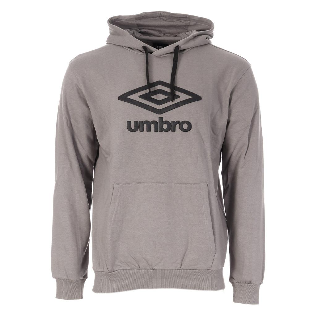 Sudadera con capucha gris Umbro Bas Net para hombre barato