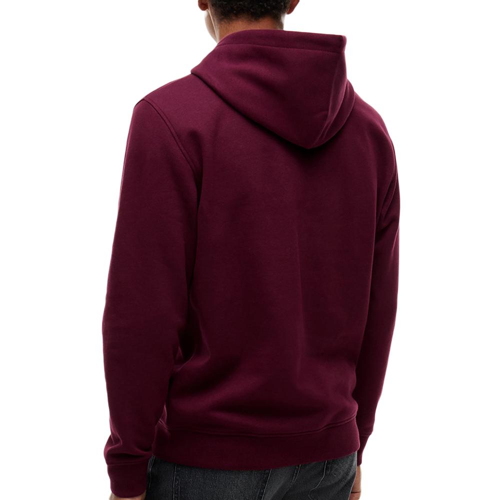 Herren-Sweatshirt in Bordeaux von Tommy Hilfiger, gewaschen, DM0DM20746 Ansicht 2