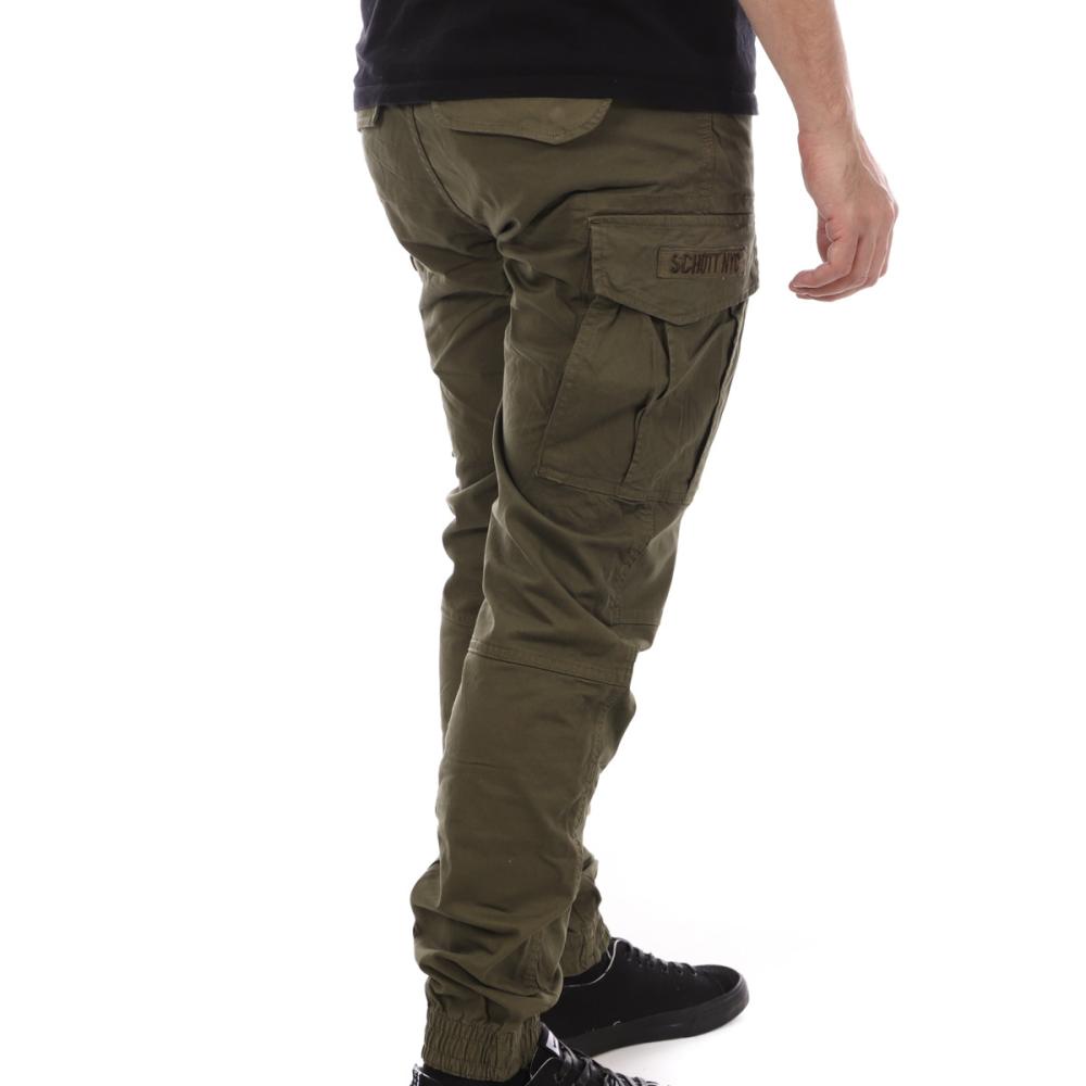 Cargohose Khaki Mann Schott Relax Ansicht 2