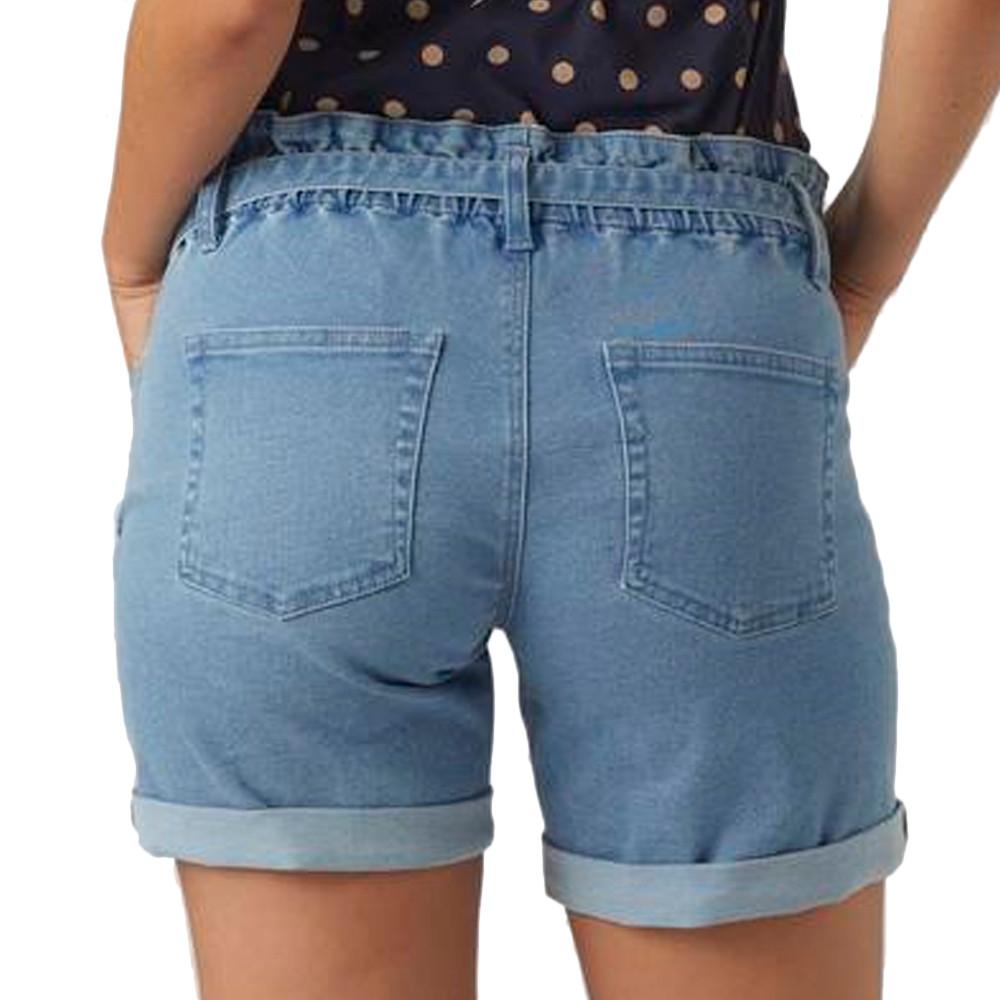 Women's Blue Pregnancy Shorts Mamalicious Belted Photo of the Espace des Marques %store% store - view of %key%