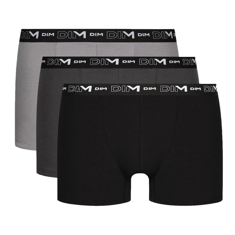 X3 Boxers Negro/Gris para hombre, algodón elástico barato
