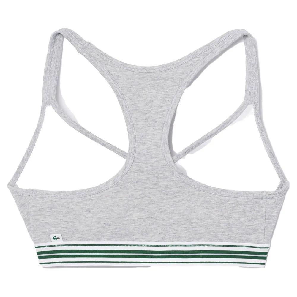 Sujetador gris para mujer Lacoste World ver 2