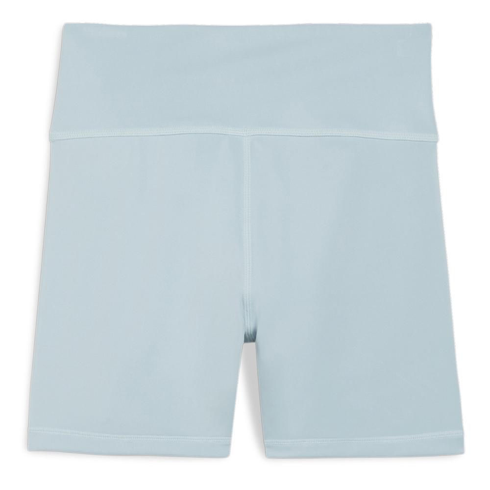 Blaue Puma Sportshorts für Damen, enge Passform Ansicht 2