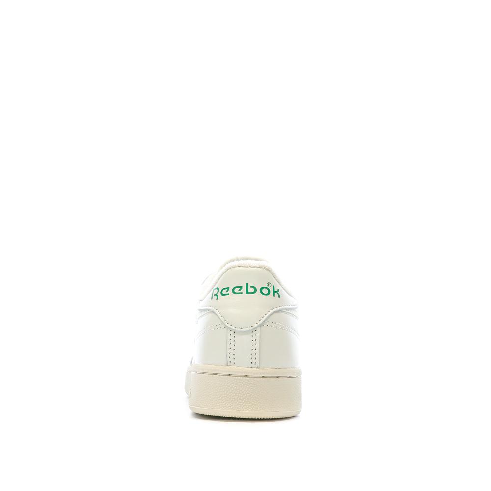 Baskets Blanche/Verte Homme Reebok Club C85 Vintage vue 3