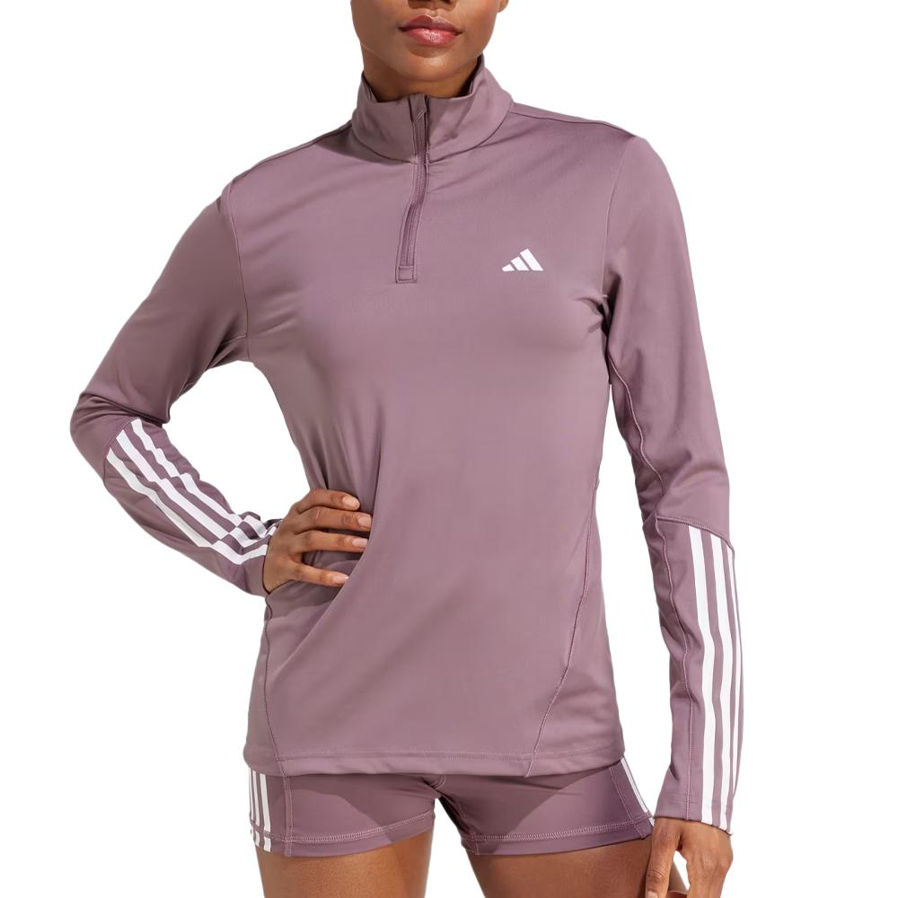 Haut d'entrainement Mauve Femme Adidas Hyglm pas cher