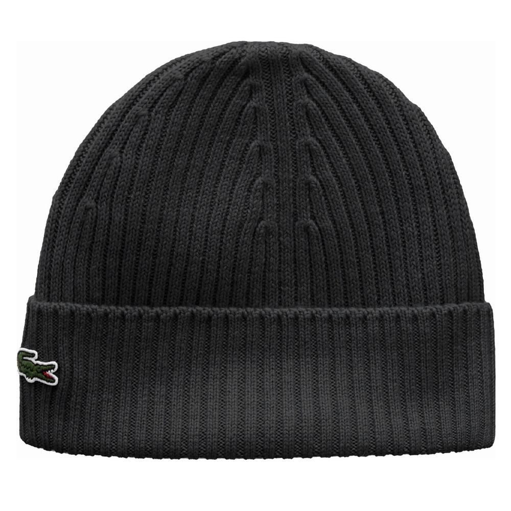 Lacoste Men’s Dark Grey Beanie RB0001 affordable