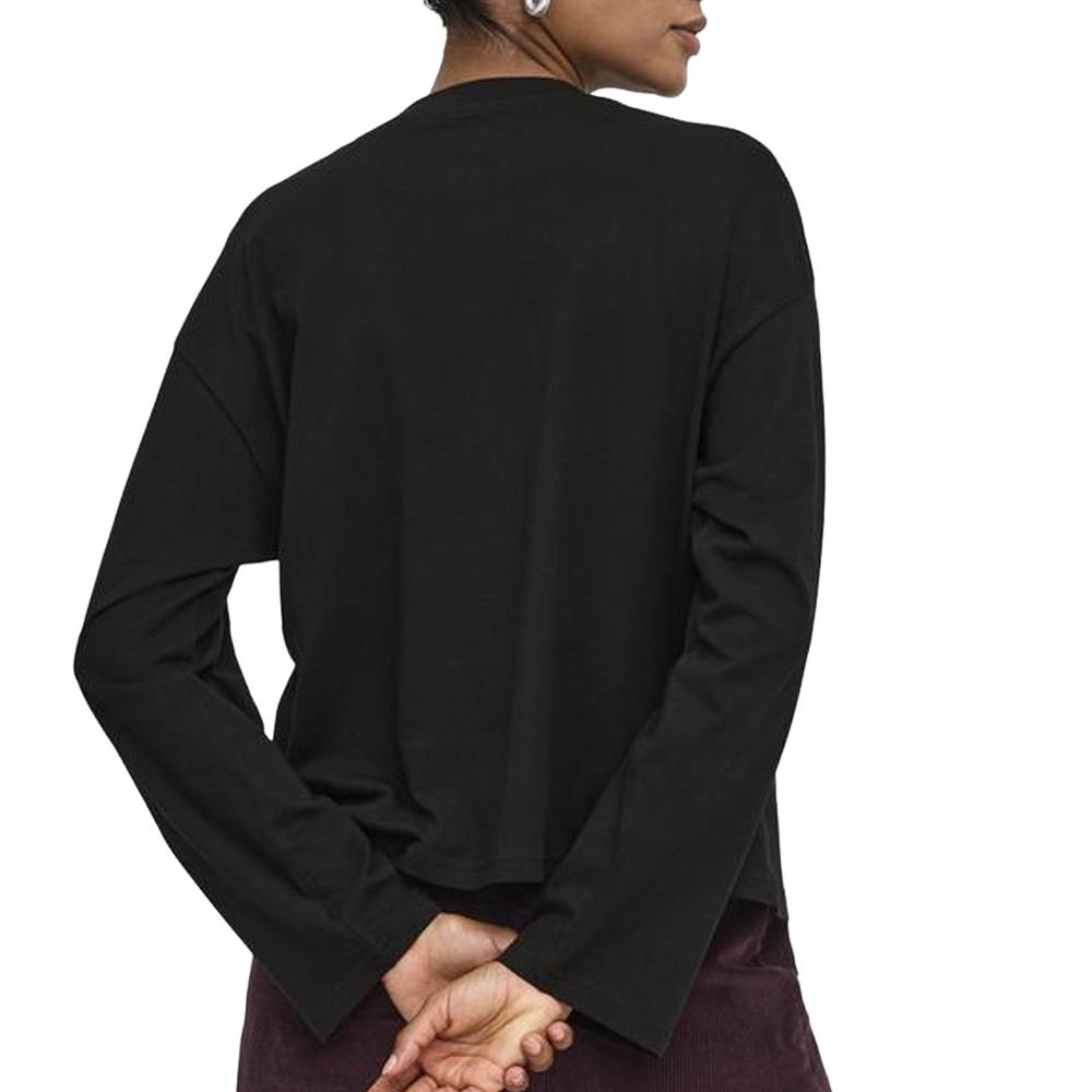Langärmliges T-Shirt Schwarz Damen Only Happy1 Ansicht 2