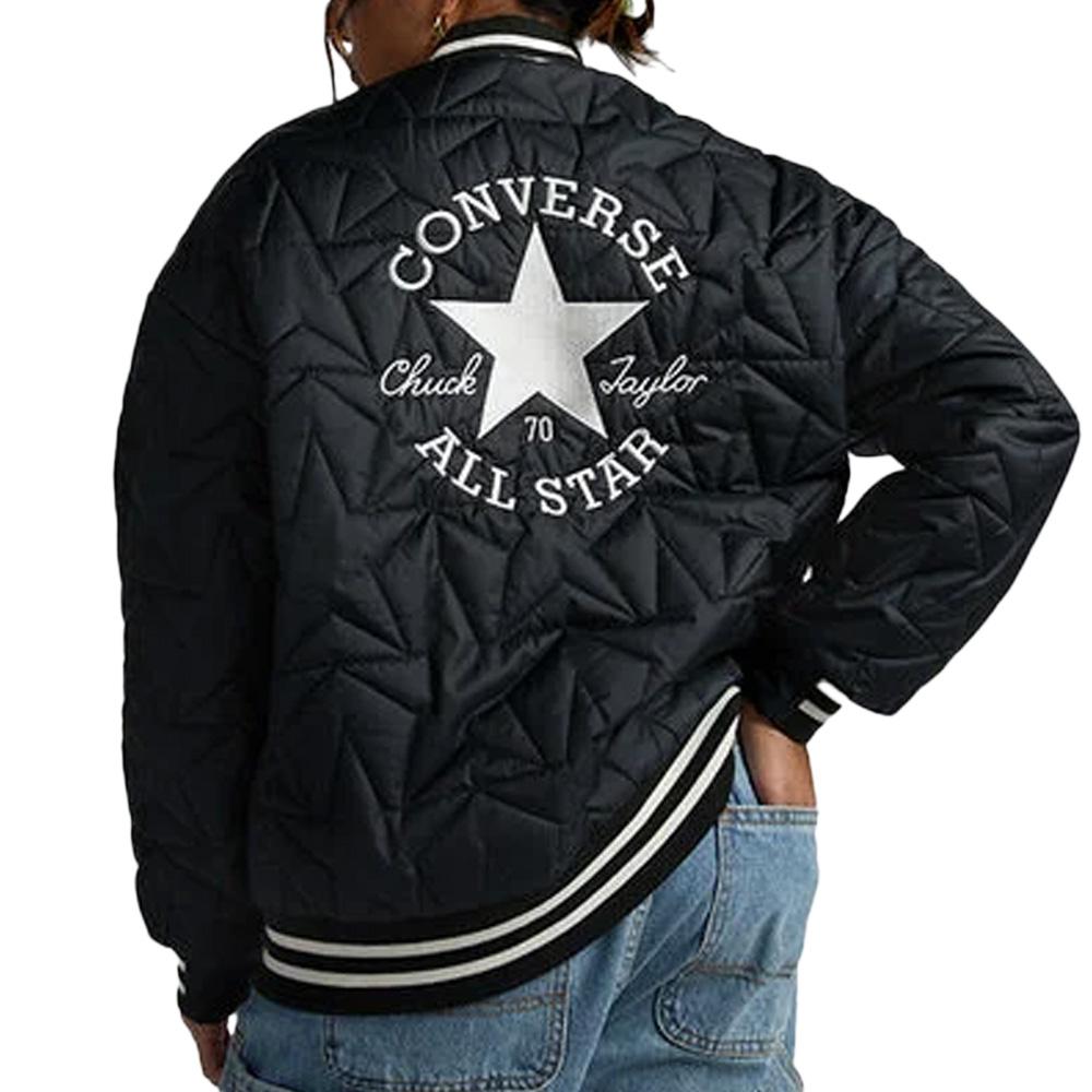 Women's Black Jacket Converse Padded Photo of the Espace des Marques %store% store - view of %key%