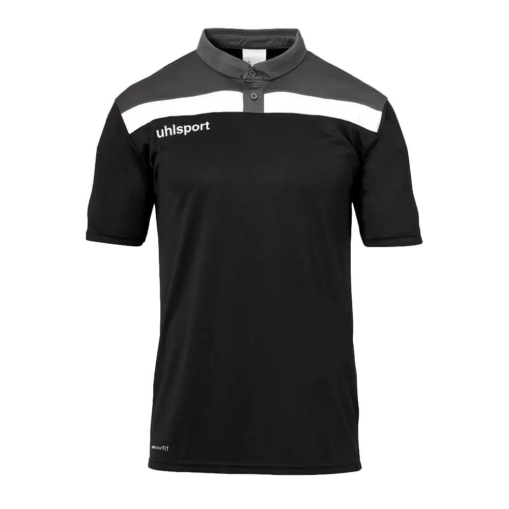 Polo gris/negro para hombre UHLSPORT Offense 23 barato