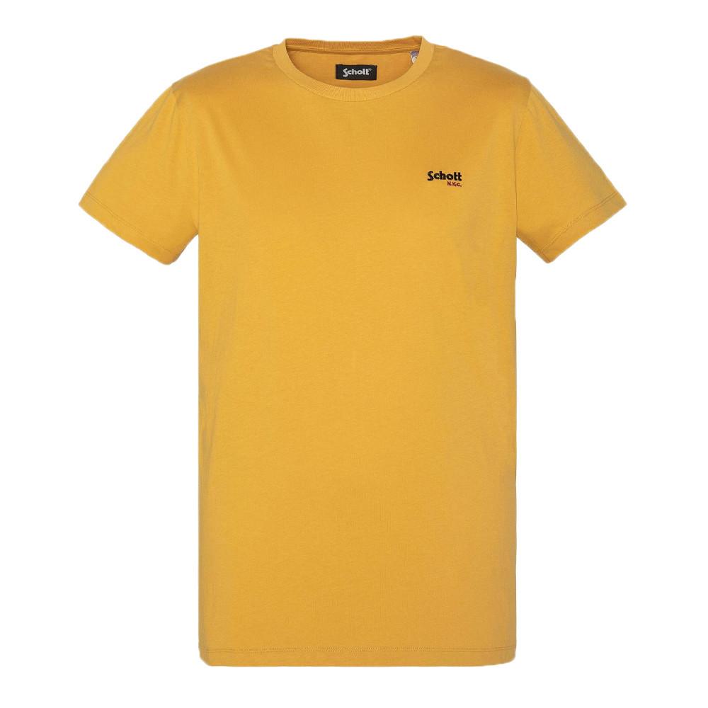 Gelbes T-Shirt für Männer Schott Brode günstig