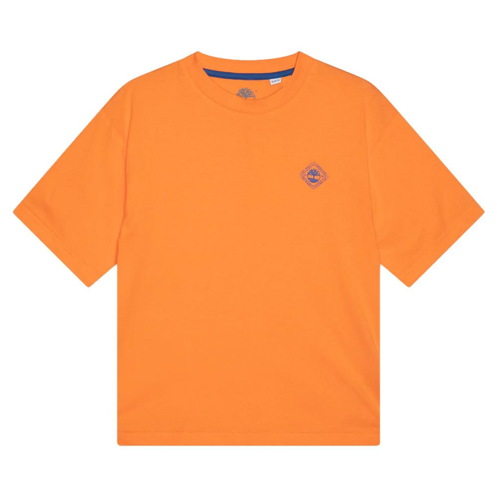 T-Shirt Orange Garçon Timberland T60424 Nectarine pas cher