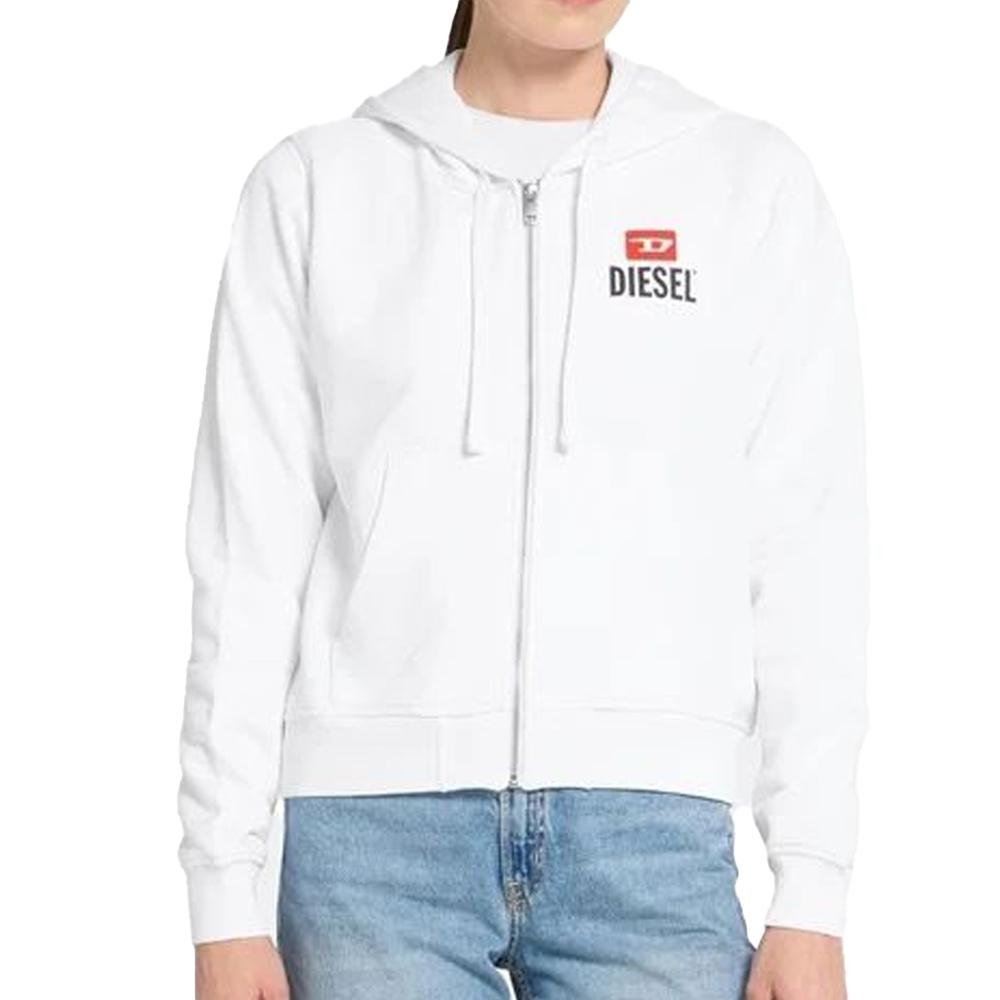 Sweat Blanc Femme Diesel Reggy A19712 pas cher