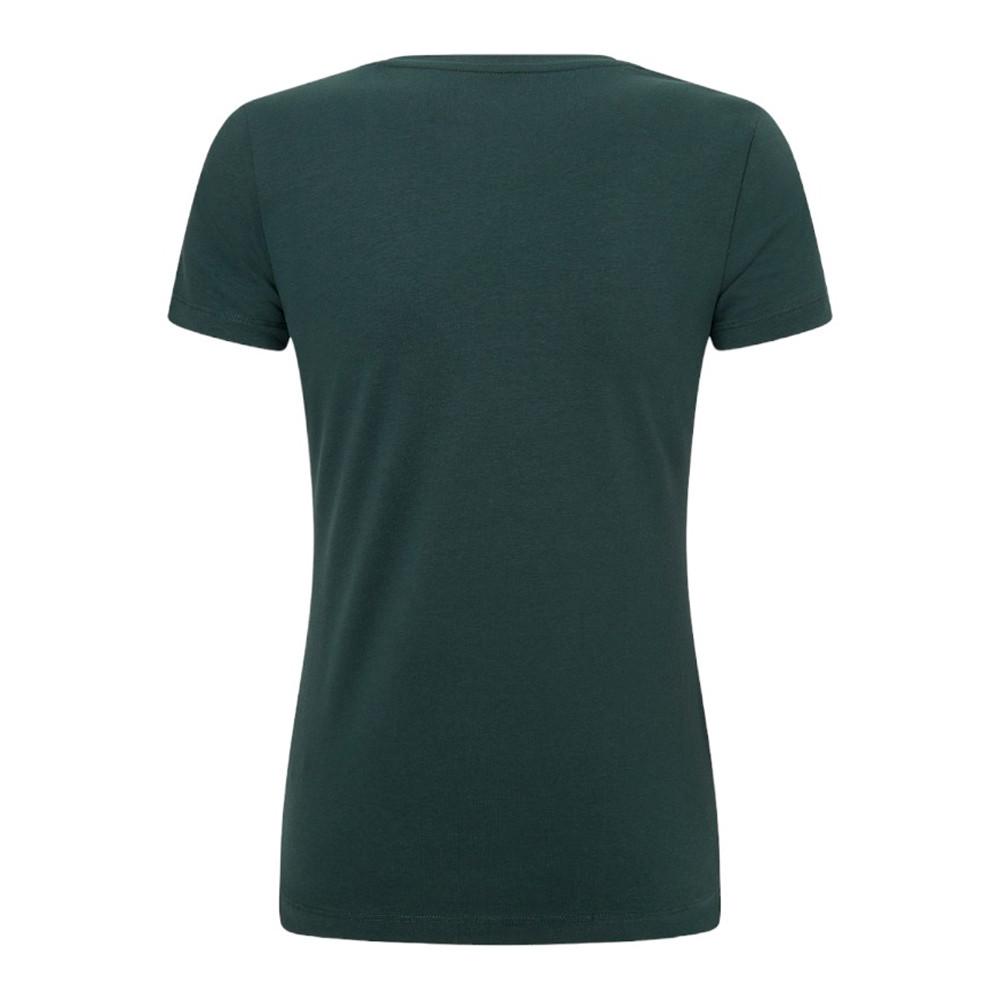 T-Shirt Dunkelgrün Frau Pepe Jeans New Virginia Ansicht 2